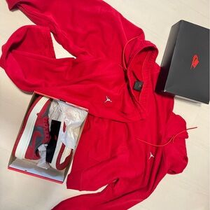 Jordan Nike Shoes and matching hoodies and pants